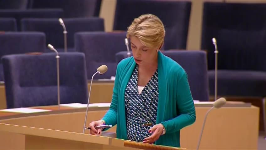 Stillbild från Interpellationsdebatt, Försäkringskassans regleringsbrev och målet för den ekonomiska familjepolitiken