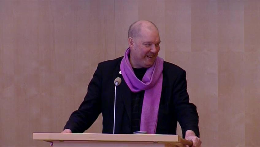 Stillbild från Debatt om förslag, Nya administrativa sanktioner på finansmarknadsområdet