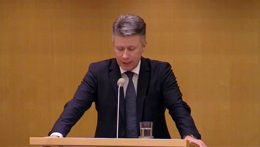 Stillbild från Debatt om förslag, Mervärdesskatt