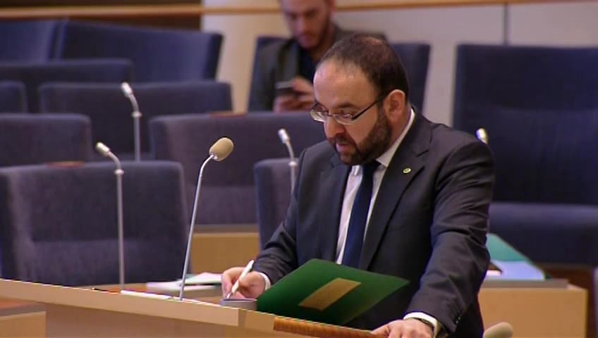 Stillbild från Interpellationsdebatt, Fortsatta regelförenklingar inom bostadspolitiken 