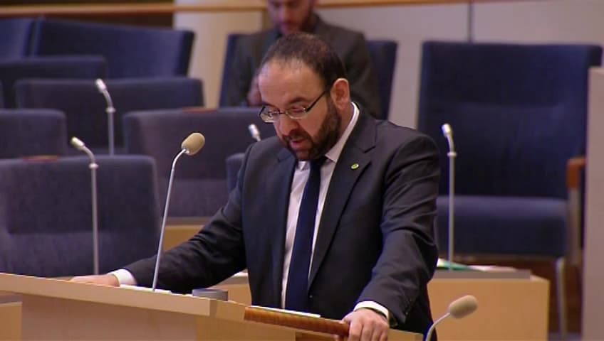 Stillbild från Interpellationsdebatt, Robustheten i det svenska telenätet