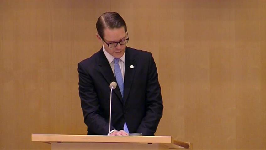 Stillbild från Debatt om förslag, Näringspolitik