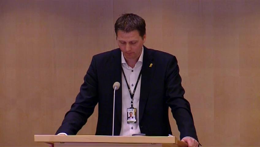 Stillbild från Debatt om förslag, Processrättsliga frågor