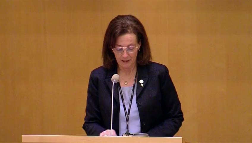 Stillbild från Debatt om förslag, Möjligheter till fjärrundervisning