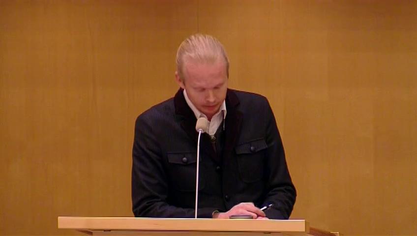 Stillbild från Debatt om förslag, Allmänna helgdagar m.m.