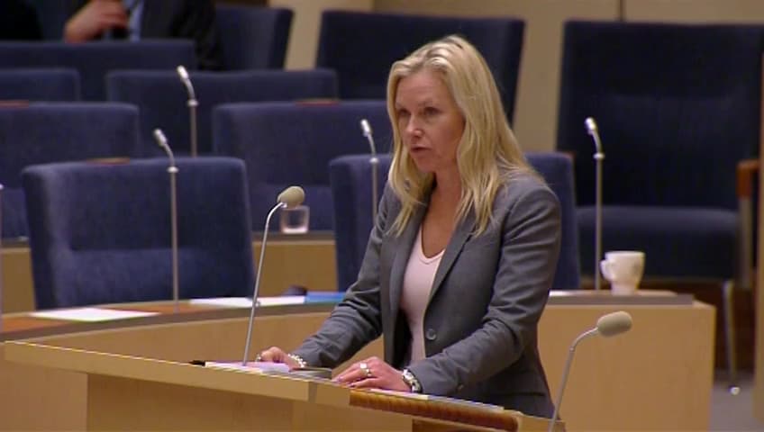 Stillbild från Interpellationsdebatt, Efterlevnad av svaveldirektivet
