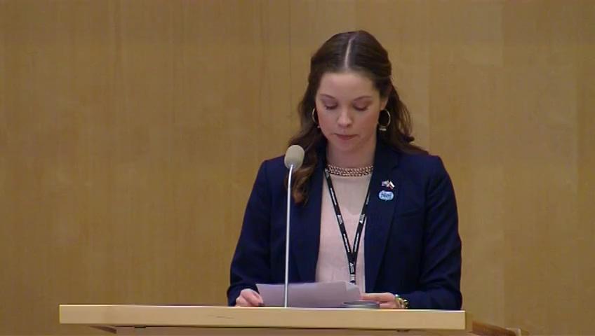 Stillbild från Debatt om förslag, Vissa kulturfrågor