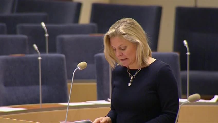 Stillbild från Interpellationsdebatt, Trängselskatt