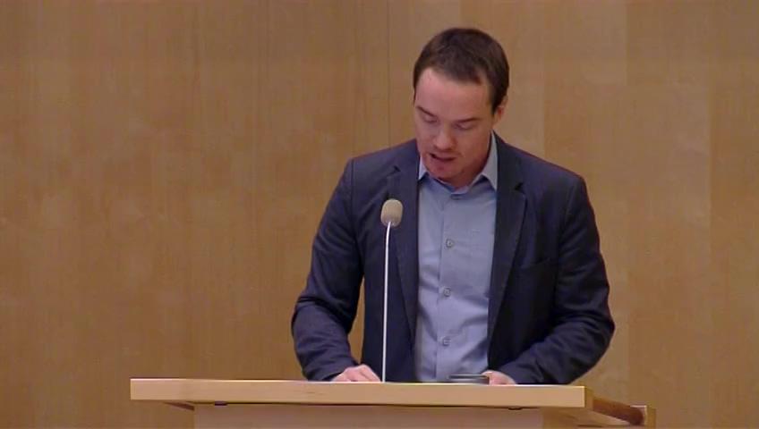 Stillbild från Debatt om förslag, Strafflindring vid medverkan till utredning av egen brottslighet