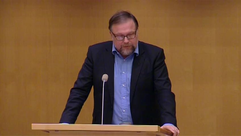 Stillbild från Debatt om förslag, Samhällets krisberedskap