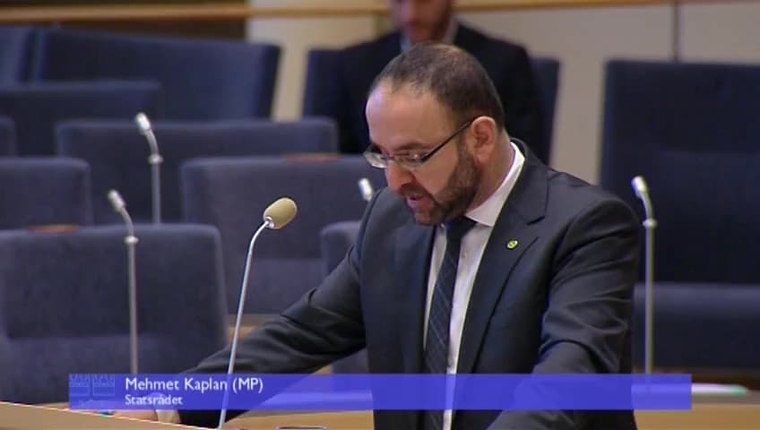 Stillbild från Interpellationsdebatt, Att återkalla beslut om statlig samordnare för Bromma flygplats