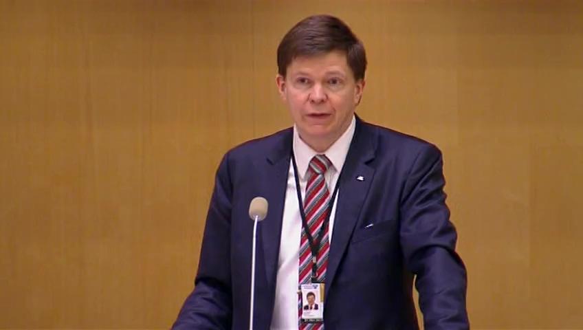 Stillbild från Debatt om förslag, Granskning av statsrådens tjänsteutövning och regeringsärendenas handläggning