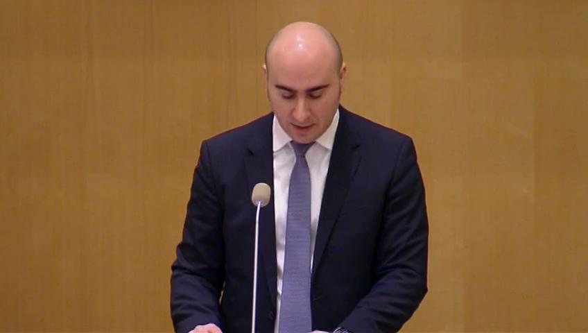 Stillbild från Debatt om förslag, Uppföljning av riksdagens tillämpning av subsidiaritetsprincipen