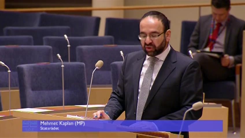 Stillbild från Interpellationsdebatt, Kommunala särkrav vid byggnation