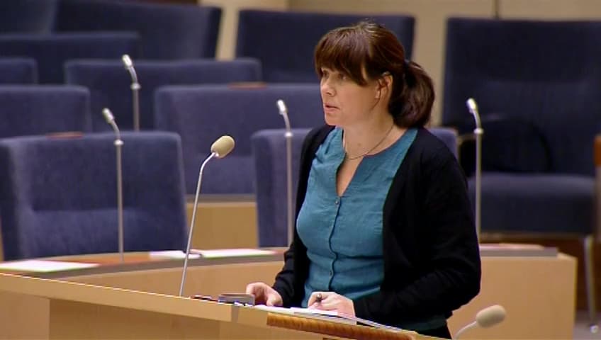 Stillbild från Interpellationsdebatt, Strandskydd