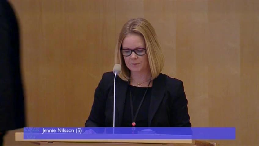 Stillbild från Debatt om förslag, Utgiftsområde 24 Näringsliv