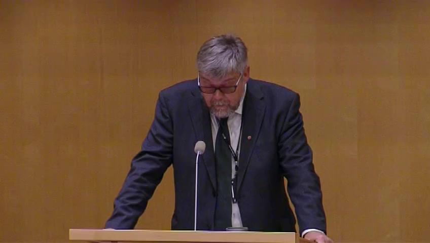 Stillbild från Debatt om förslag, Utgiftsområde 3 Skatt, tull och exekution