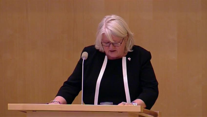 Stillbild från Debatt om förslag, Utgiftsområde 8 Migration