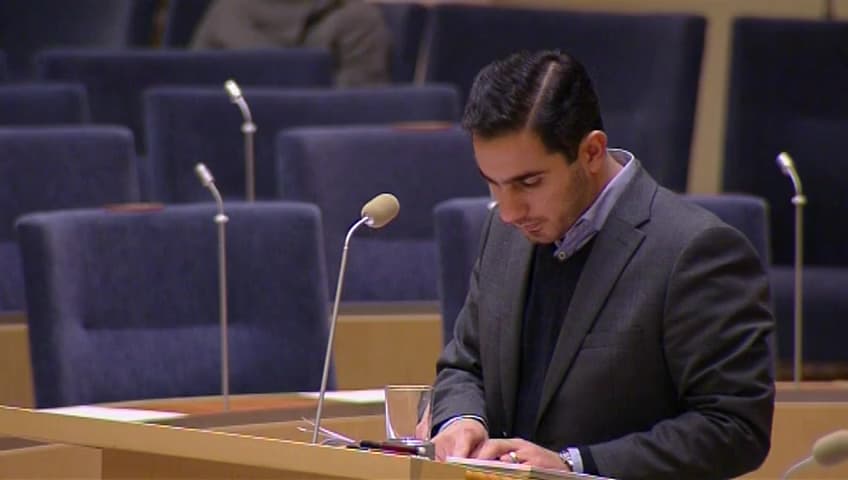 Stillbild från Interpellationsdebatt, Regionalt arbete för bättre integrationsinsatser