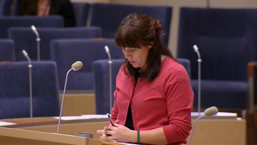 Stillbild från Interpellationsdebatt, Klimatpolitiken inför toppmötet i Lima