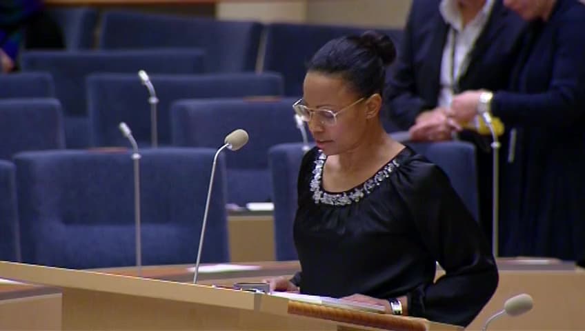 Stillbild från Interpellationsdebatt, Fri entré på statliga museer