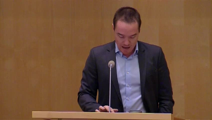 Stillbild från Debatt om förslag, Hemliga tvångsmedel mot allvarliga brott