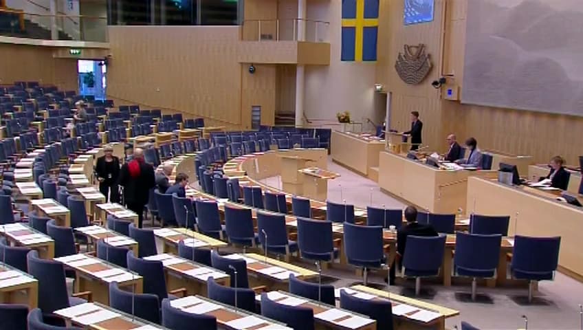 Stillbild från Debatt om förslag, Godkännande av rådets beslut om systemet för EU-budgetens finansiering