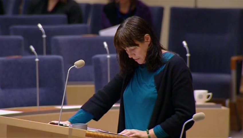 Stillbild från Interpellationsdebatt, Vargförvaltningen i de mellersta länen