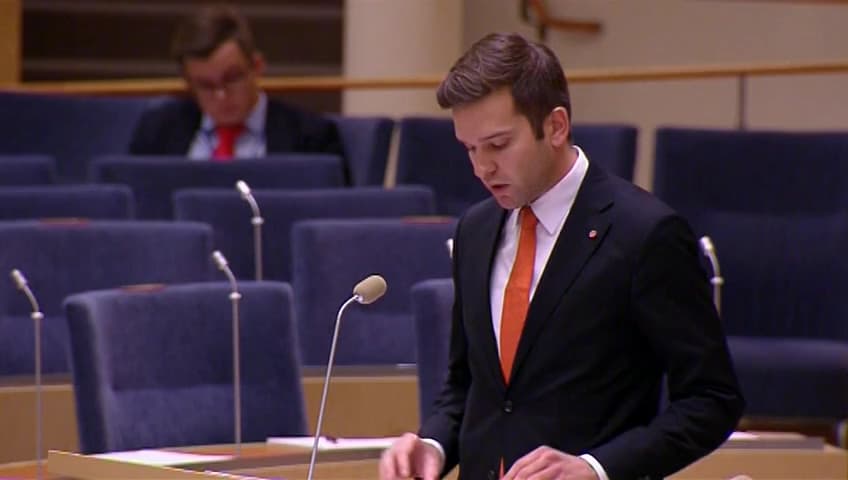 Stillbild från Interpellationsdebatt, Mångfald i vård och omsorg