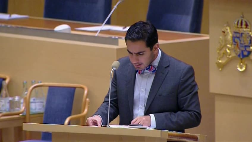 Stillbild från Interpellationsdebatt, Villkor för valfrihet i välfärden