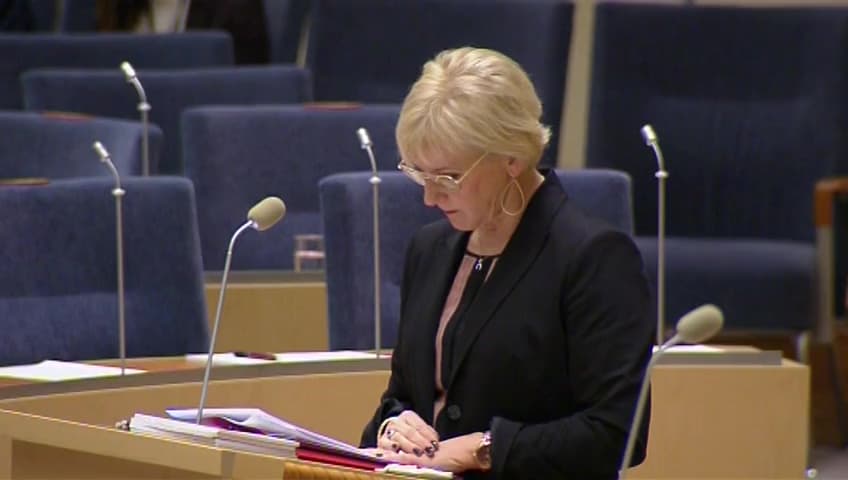 Stillbild från Interpellationsdebatt, Västsahara