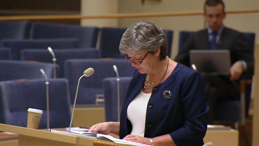 Stillbild från Interpellationsdebatt, Effekter av 90-dagarsgarantin