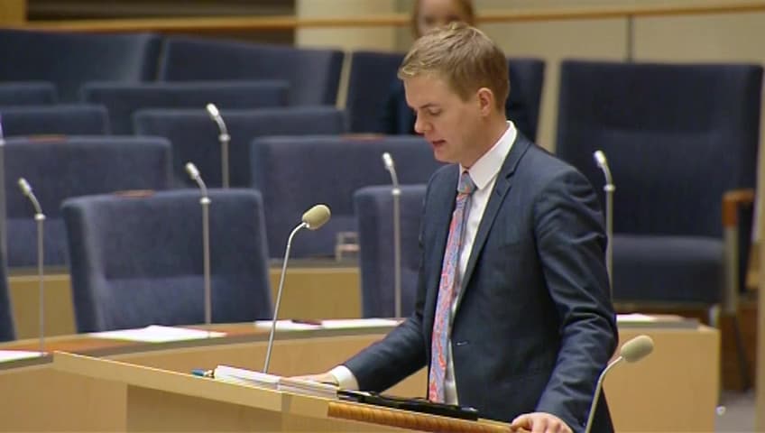 Stillbild från Interpellationsdebatt, Kommunalt veto
