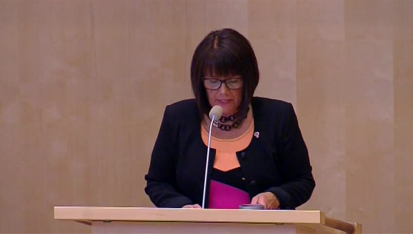 Stillbild från Debatt om förslag, Bristande tillgänglighet som en form av diskriminering m.m.