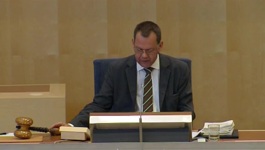 Stillbild från Debatt om förslag, Uppskov med behandlingen av vissa ärenden