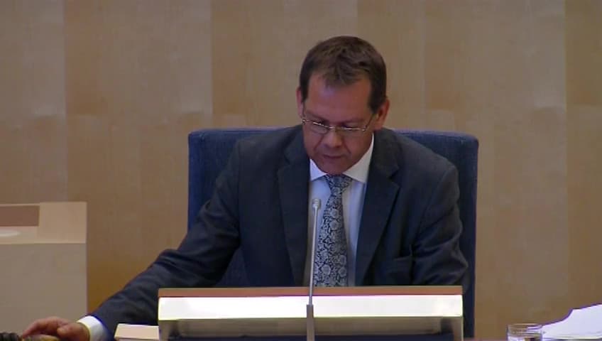 Stillbild från Debatt om förslag, Förbättrad informationshantering avseende vissa patienter inom hälso- och sjukvården