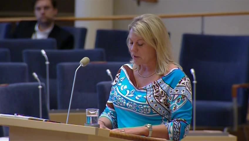 Stillbild från Interpellationsdebatt, Alternativ till Förbifart Stockholm