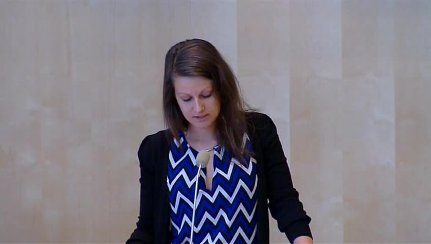 Stillbild från Debatt om förslag, Klimatpolitik