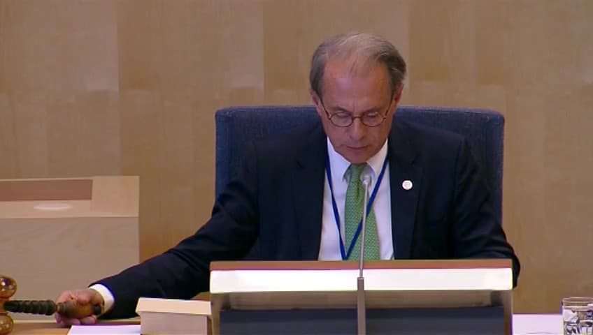 Stillbild från Debatt om förslag, Granskning av kommissionsrapporter om subsidiaritet och proportionalitet m.m.