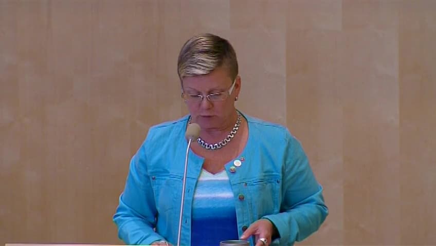 Stillbild från Debatt om förslag, Bättre information och tydligare ansvar vid mineralprospektering