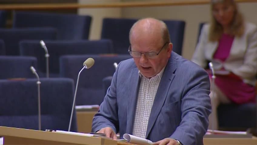 Stillbild från Interpellationsdebatt, Bristen på ekomat