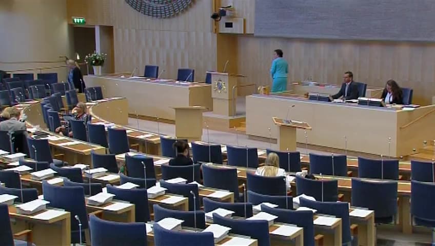 Stillbild från Debatt om förslag, Norden
