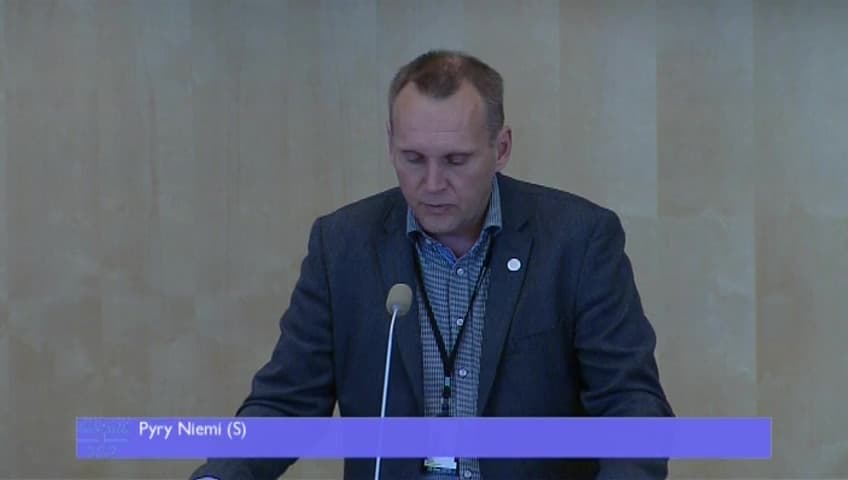 Stillbild från Debatt om förslag, Landsbygdspolitik