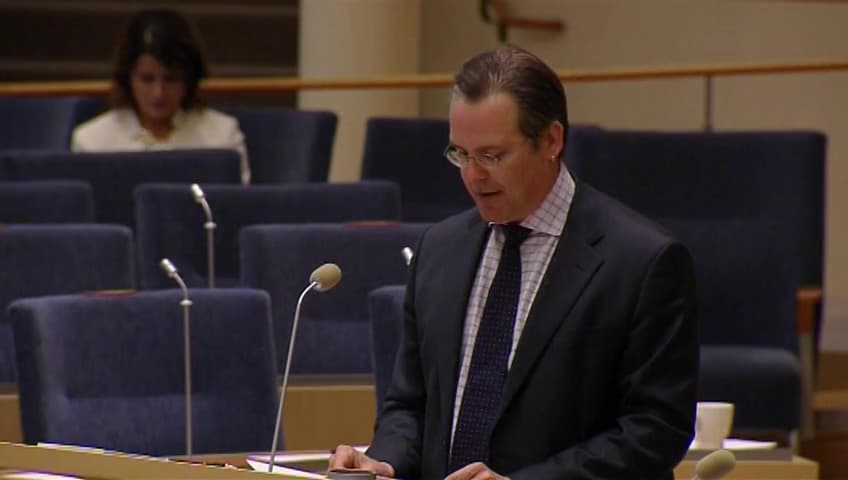 Stillbild från Interpellationsdebatt, Pensionärsskatten