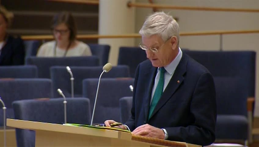 Stillbild från Interpellationsdebatt, Inbördeskriget i Syrien och destabiliseringen av läget i Mellanöstern