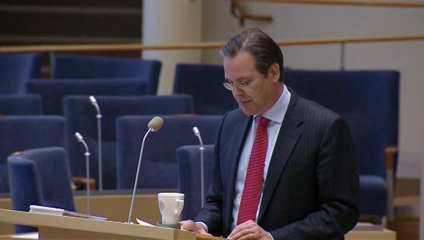 Stillbild från Interpellationsdebatt, Den digitala industrin