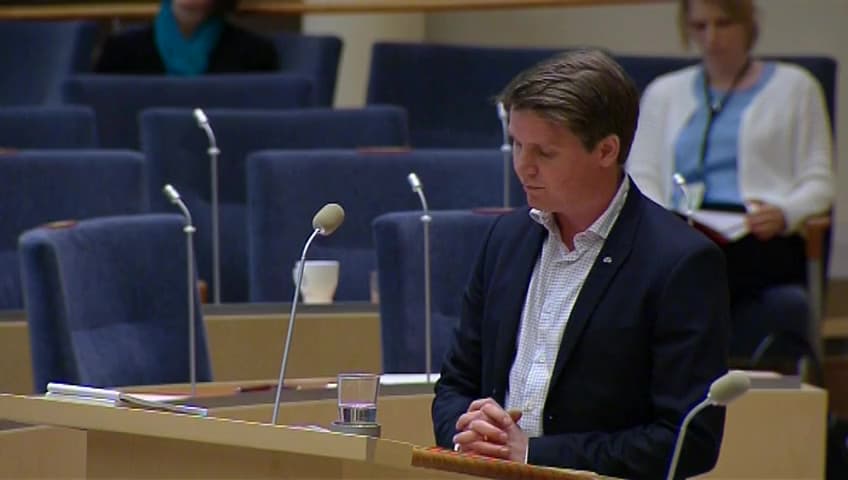 Stillbild från Interpellationsdebatt, Nya problem med etableringslotsar