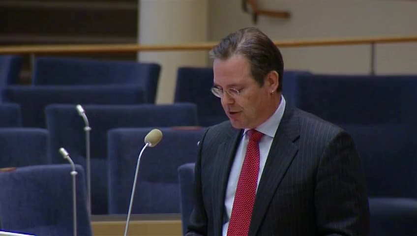 Stillbild från Interpellationsdebatt, Kvalitetssäkring av fortsatt värnskatt