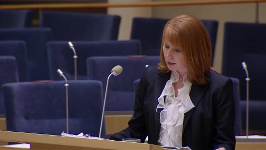 Stillbild från Interpellationsdebatt, EU:s industripolitik