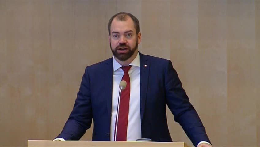 Stillbild från Debatt om förslag, Migration och asylpolitik